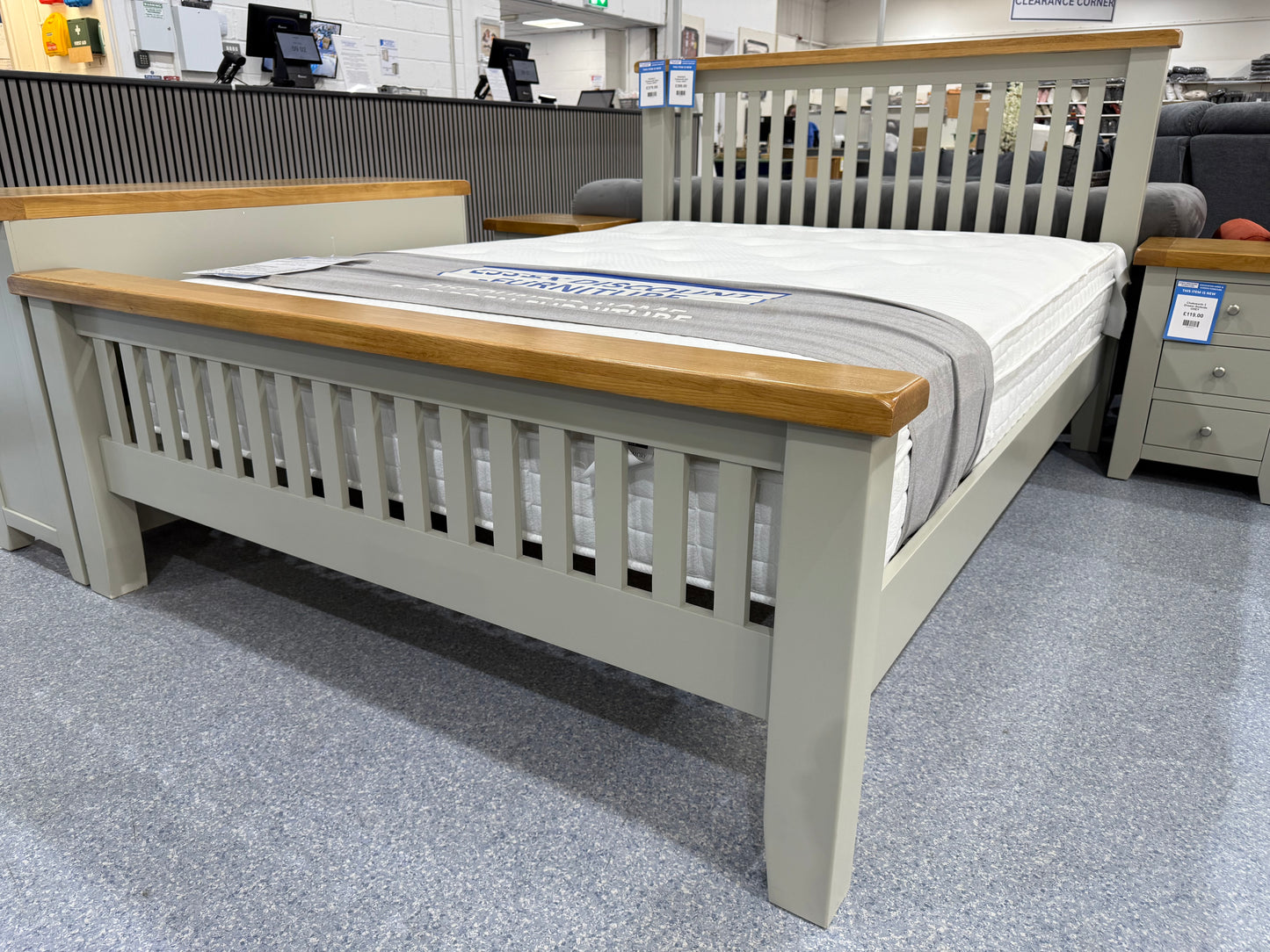 Chatsworth Bed Frame GREY