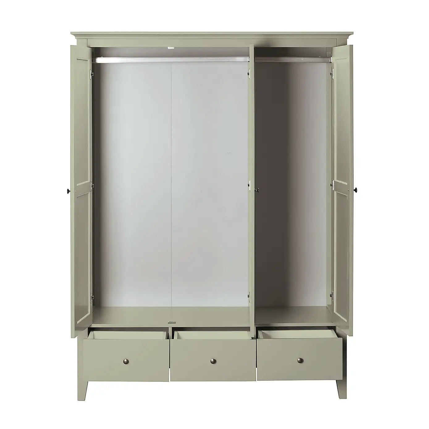 Lynton 3 Door 3 Drawer Wardrobe SAGE