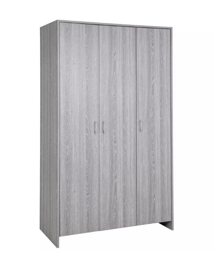 Seville Grey 3 Door Wardrobe