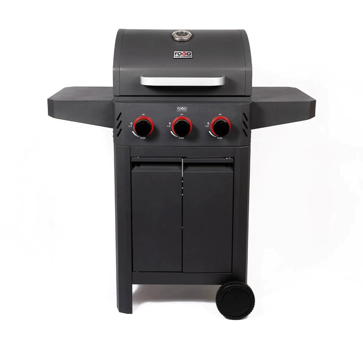 Fogo & Chama Firecracker 3 Burner BBQ