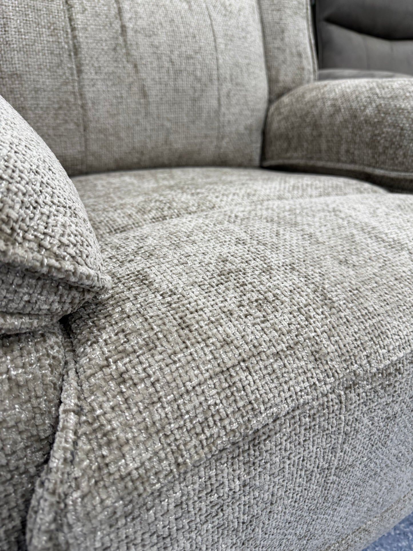 Milan Manual Reclining Armchair BISCUIT