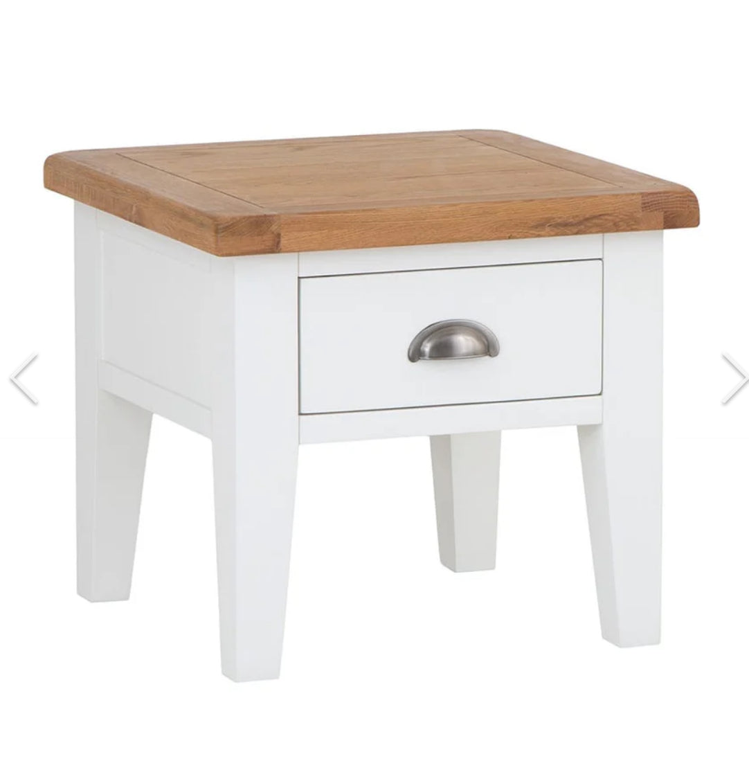 HP Lamp Table White