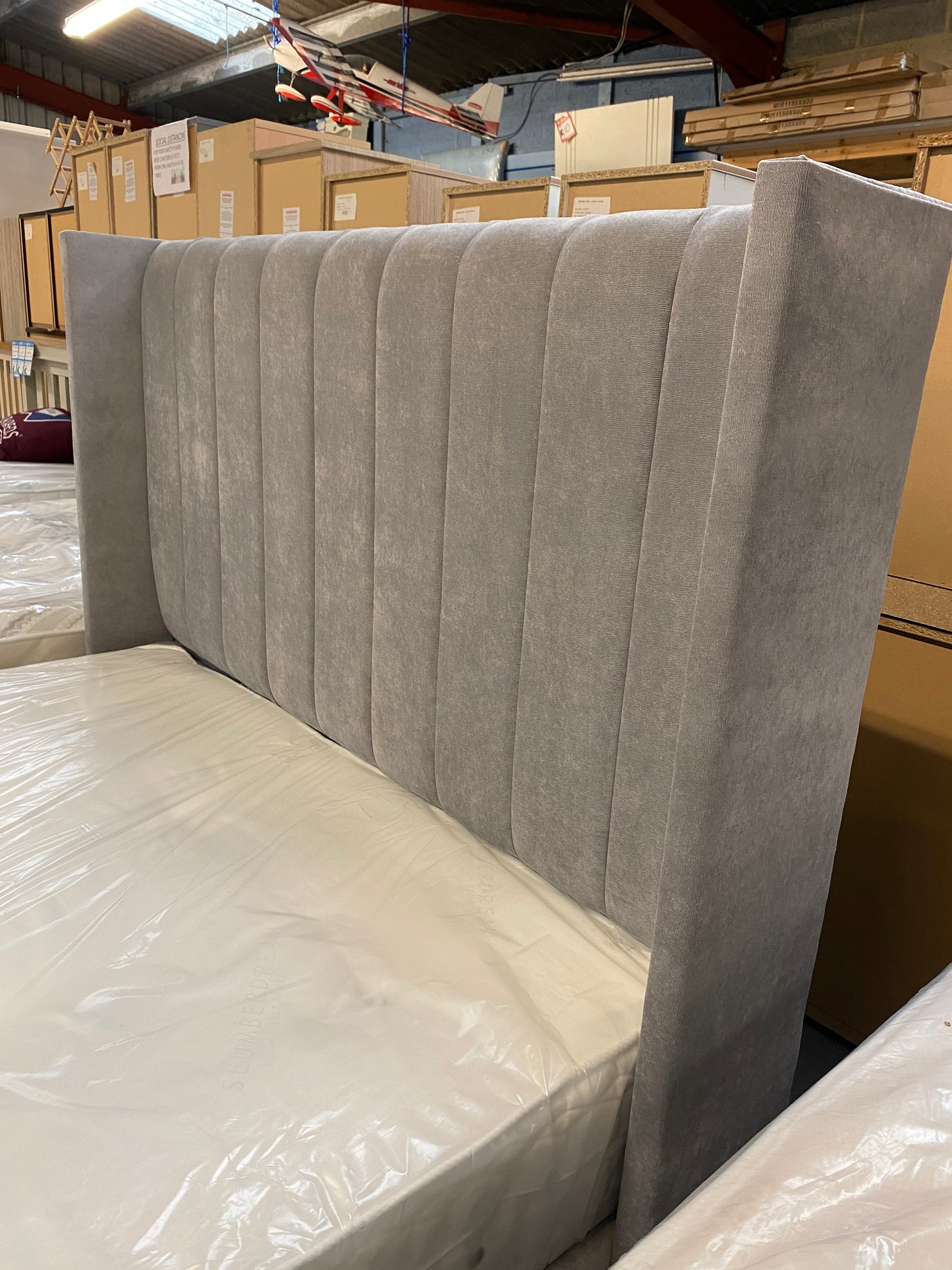 Jesse Winged Bed Frame