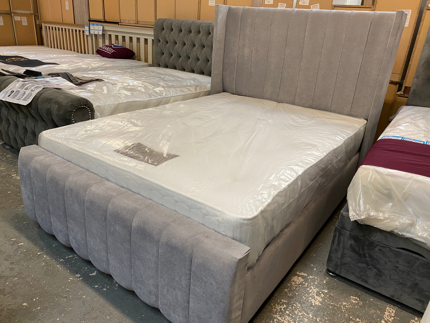Jesse Winged Bed Frame