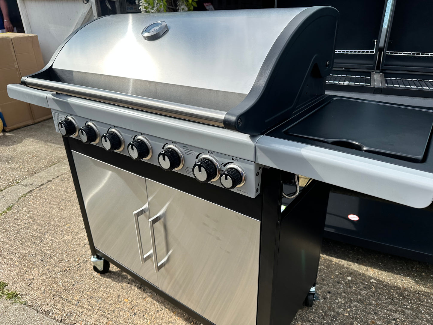 6 Burner Stainless Steel BBQ