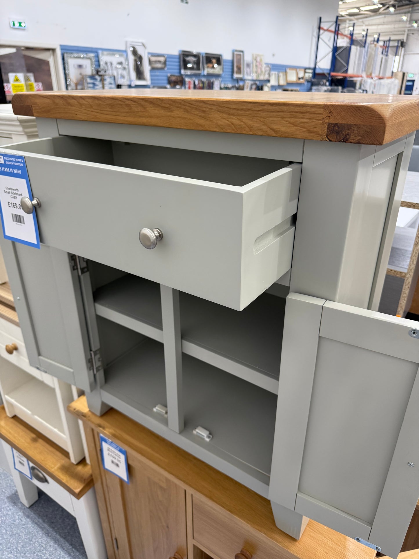 Chatsworth Small Sideboard GREY