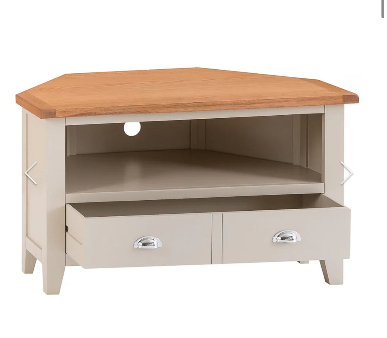 NC Corner TV Unit Truffle