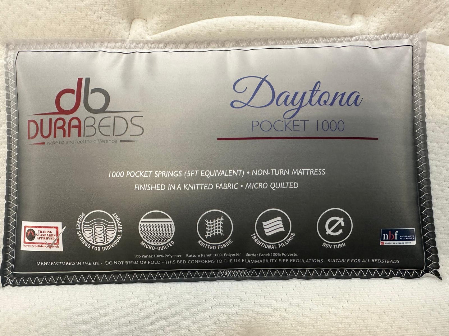 Daytona 1000 Pocket Mattress