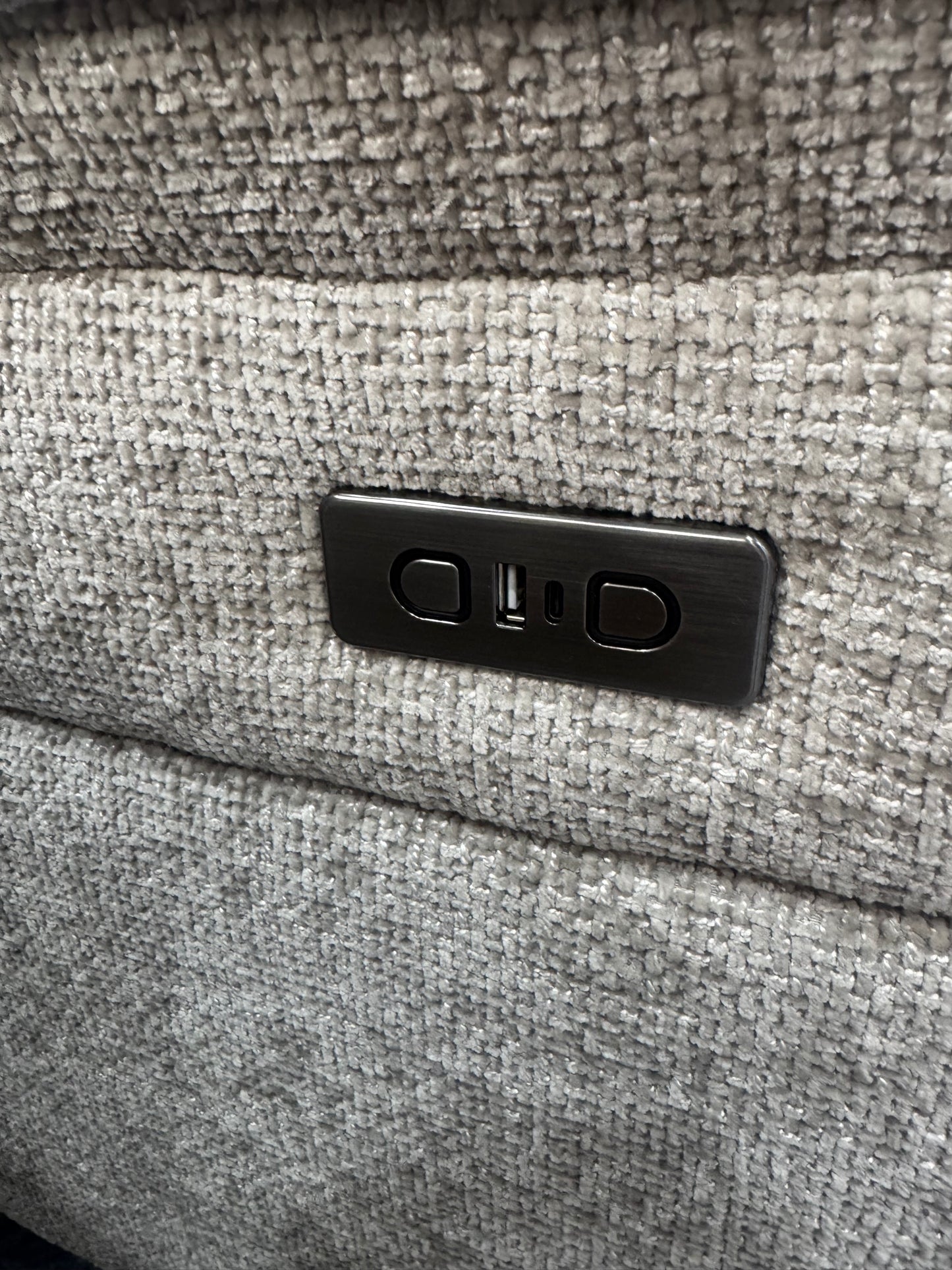 Milan 2 Seater Powered Reclining Sofa BISCUIT