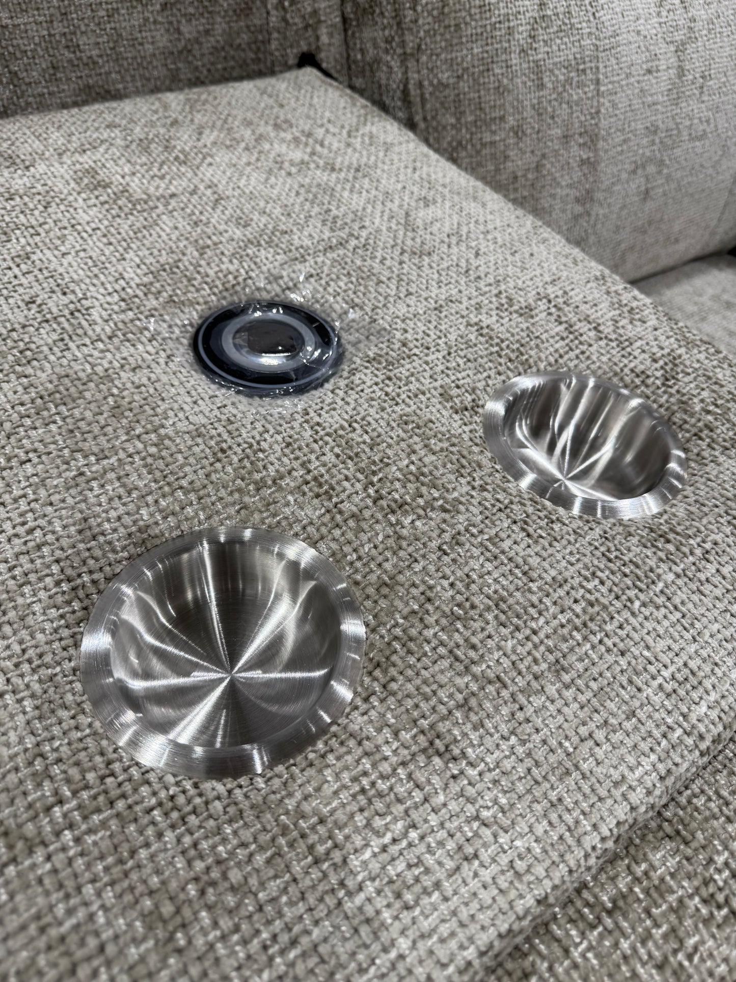 Milan 3 Seater Manual Reclining Sofa BISCUIT