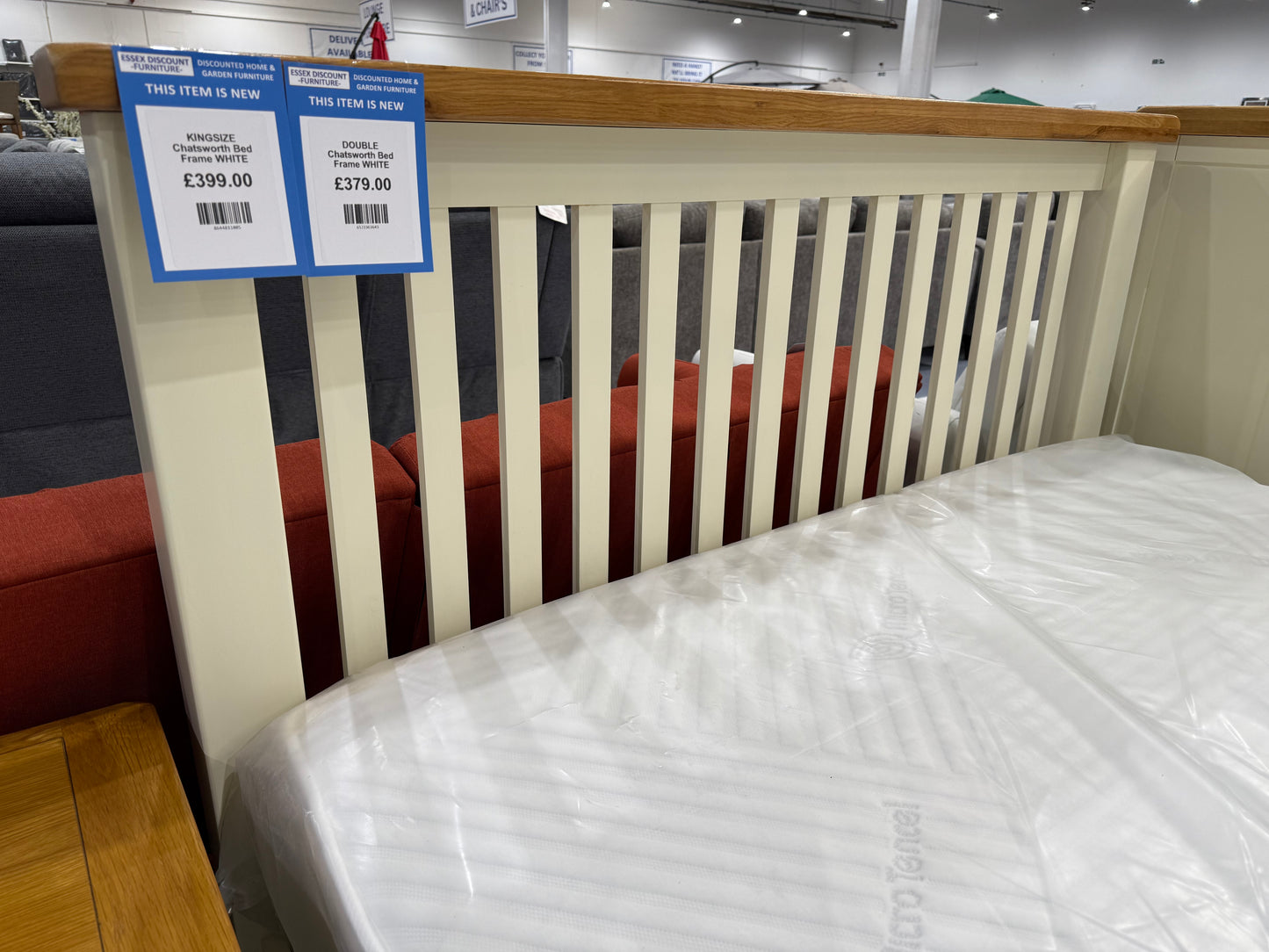 Chatsworth Bed Frame WHITE