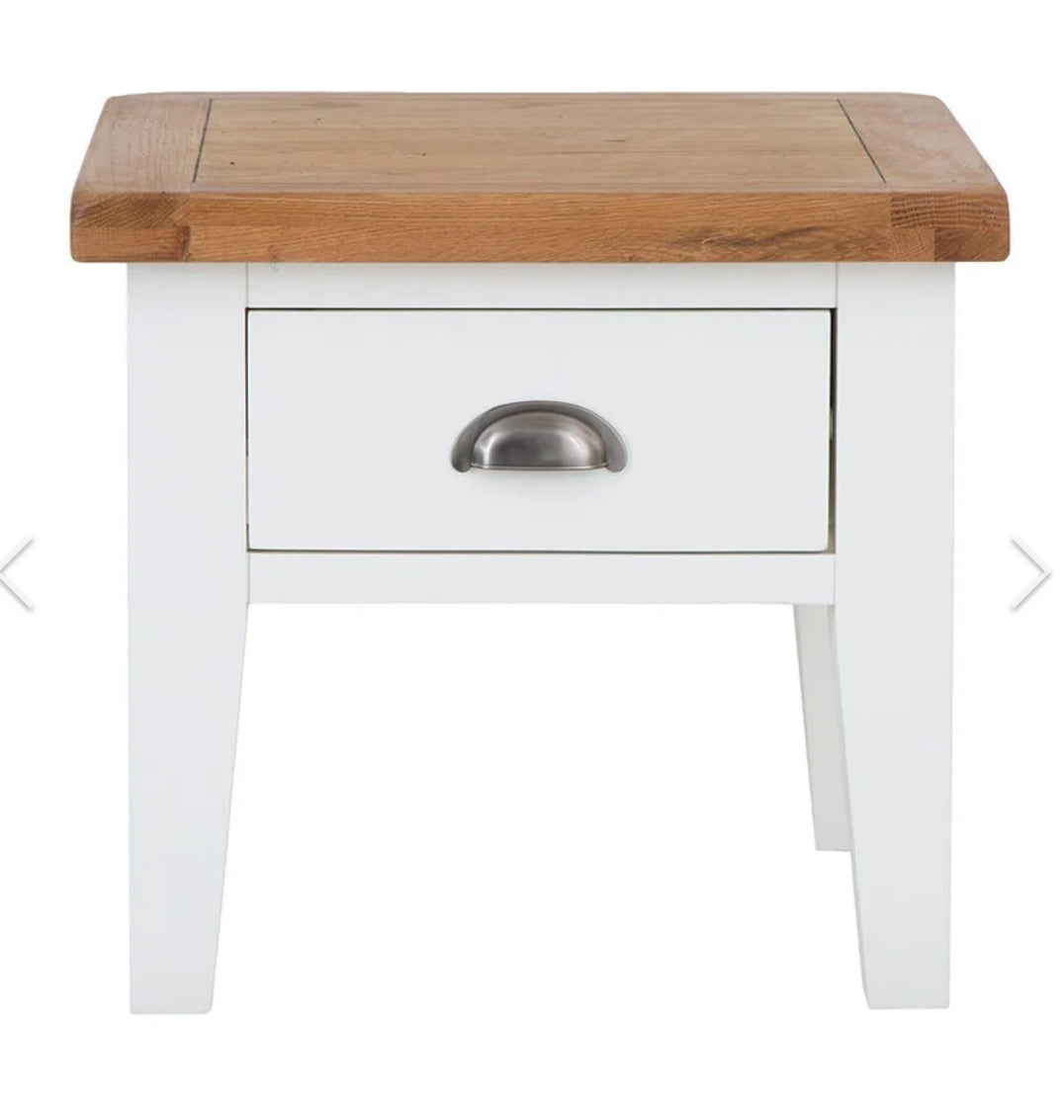 HP Lamp Table White