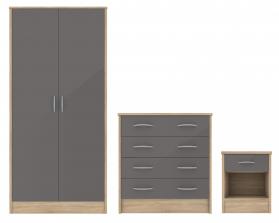 Bardalona Grey Gloss Trio Set