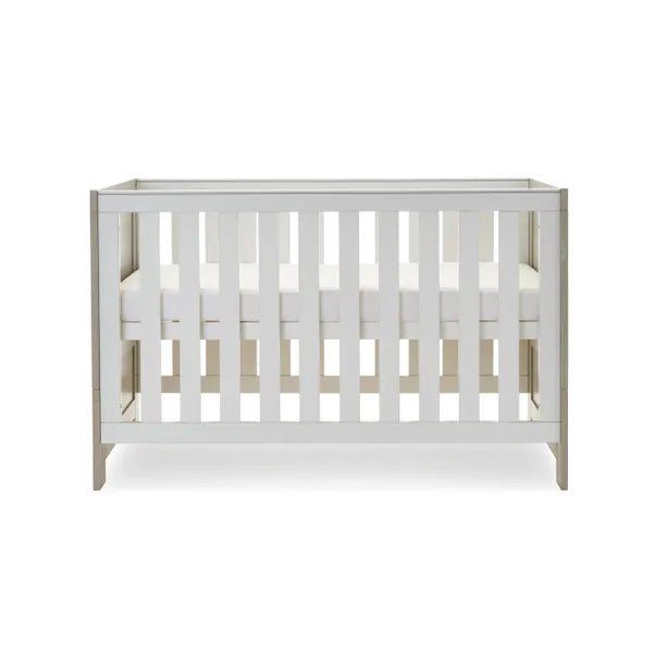 OBaby Nika Cot Bed Grey & White