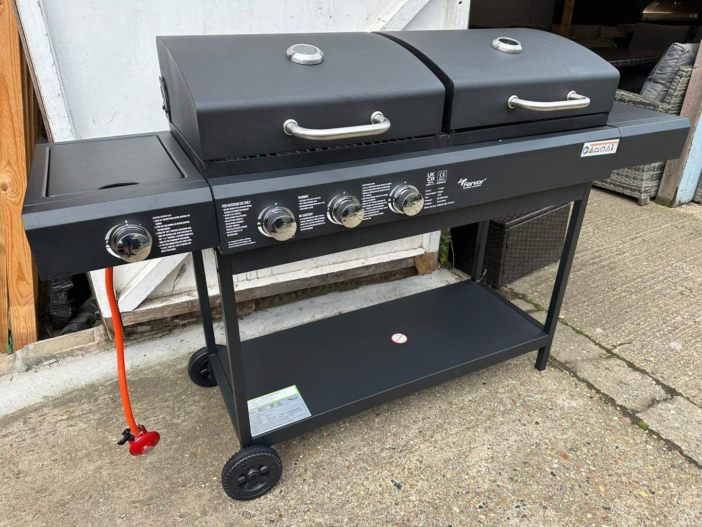 Dual Fuel Combi BBQ