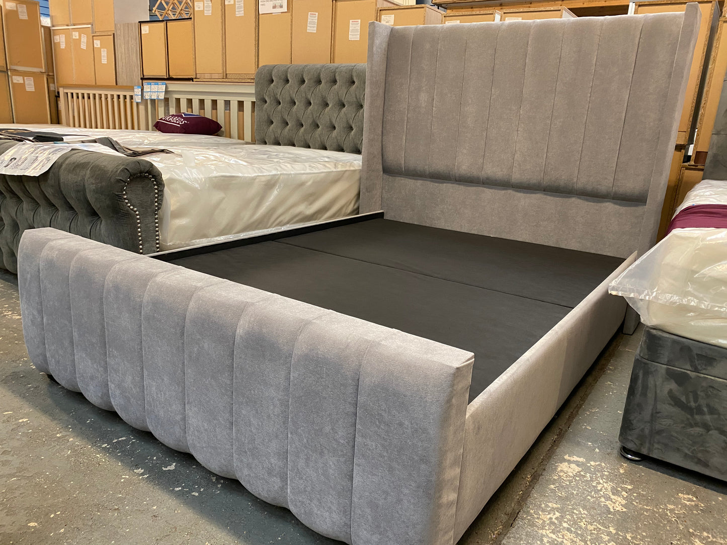 Jesse Winged Bed Frame