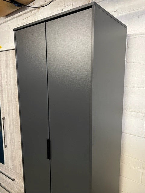 Graphite Grey 2 Door Wardrobe