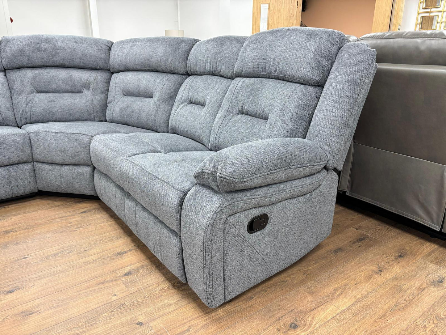 Penelope Grey Corner Reclining Sofa