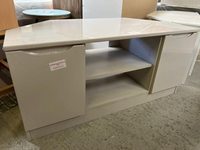 Legato Light Grey Gloss Corner TV Unit