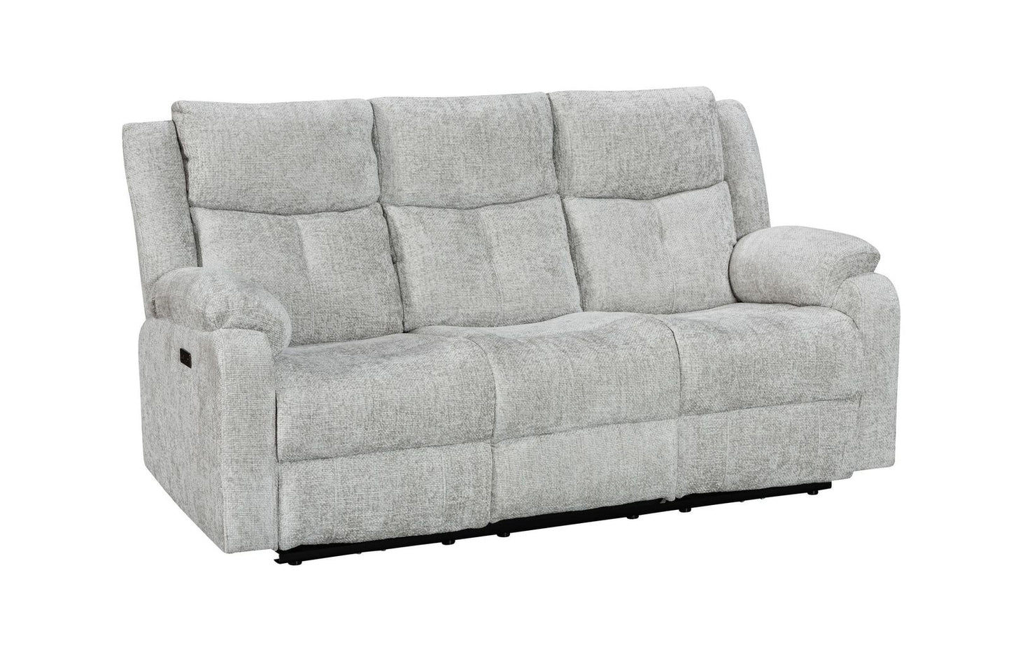Florence Powered Reclining 3 Seater Sofa SILVER