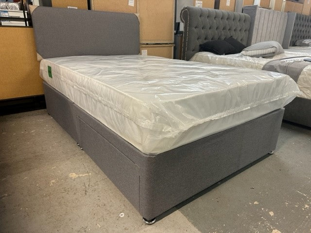 York Divan Base, Mattress & Headboard Set