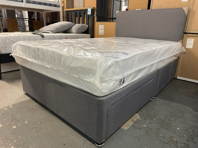 York Divan Base, Mattress & Headboard Set