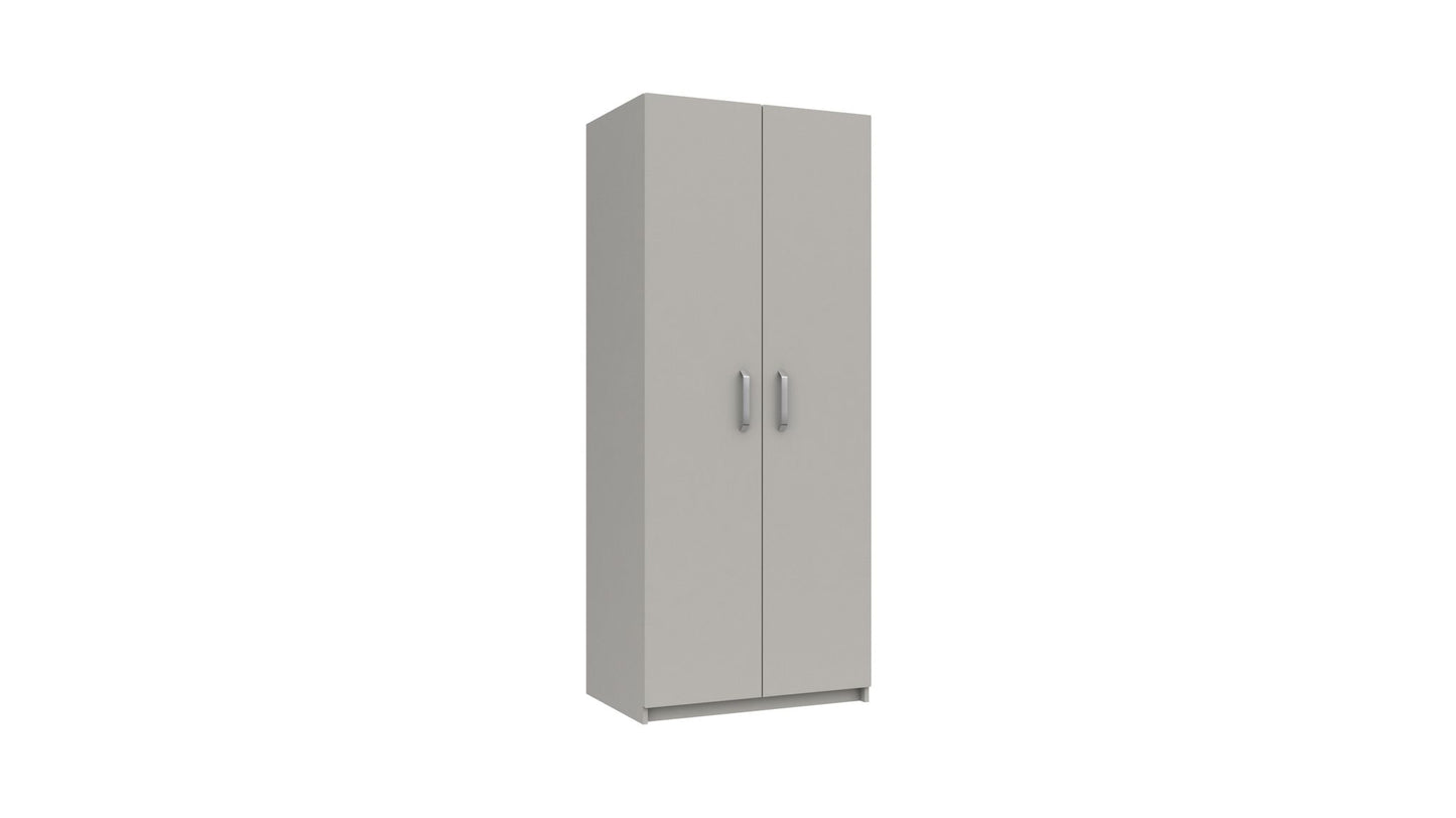 Arran 2 Door Wardrobe LIGHT GREY