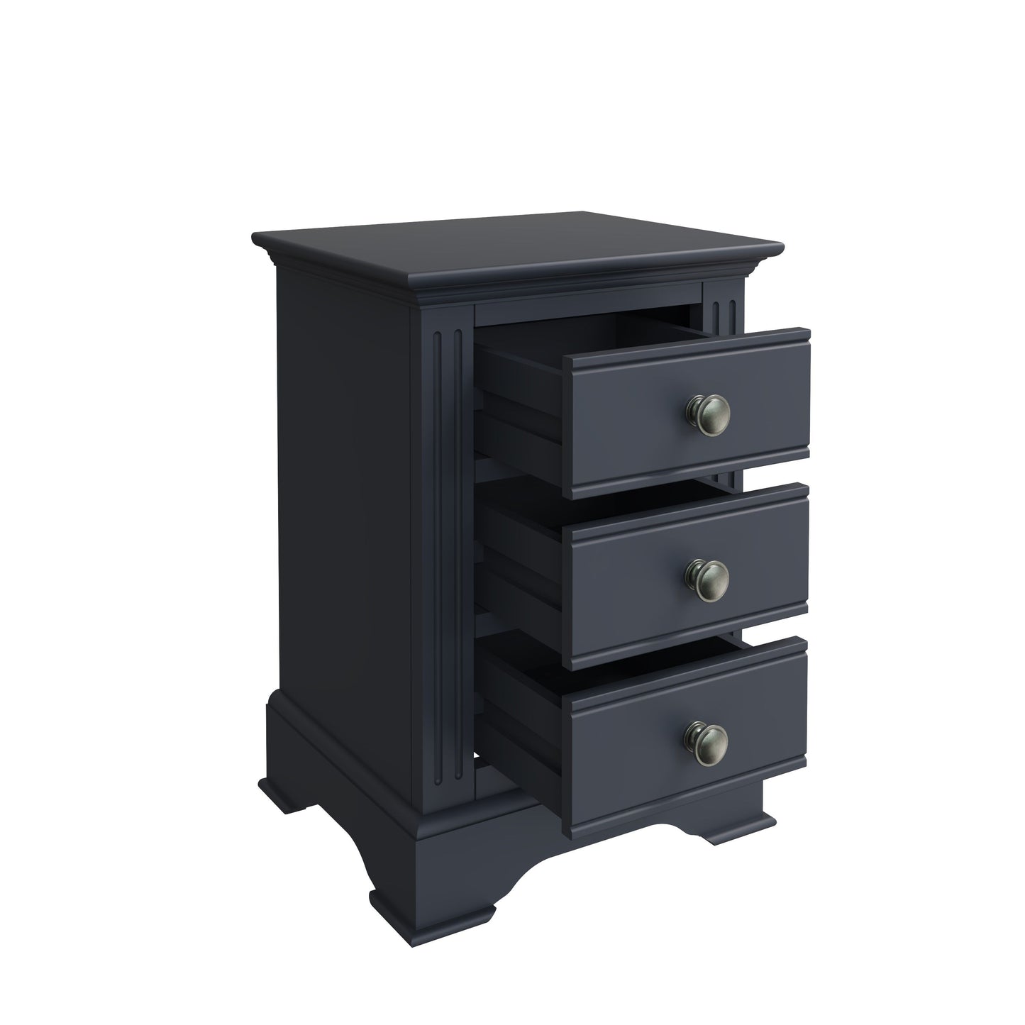 BP Large Bedside Cabinet Midnight Grey