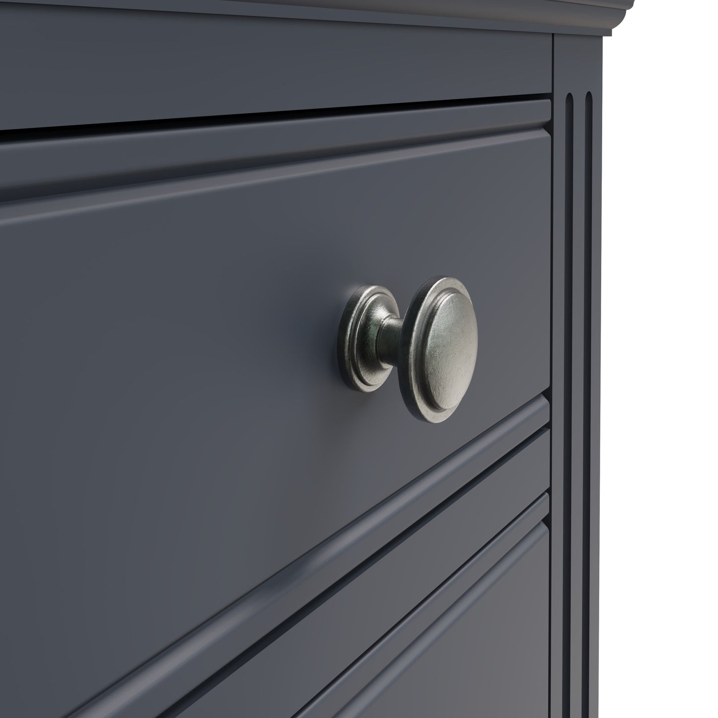 BP Large Bedside Cabinet Midnight Grey