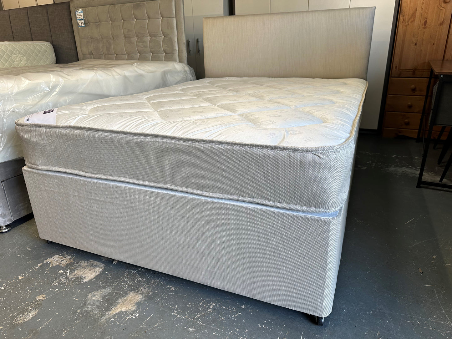 Candy Divan Base, Mattress & Headboard Set