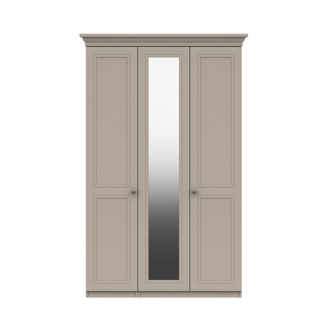 Canterbury 3 Door Wardrobe With Mirror FIRED EARTH