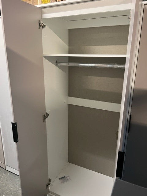 Cashmere And White 2 Door Wardrobe