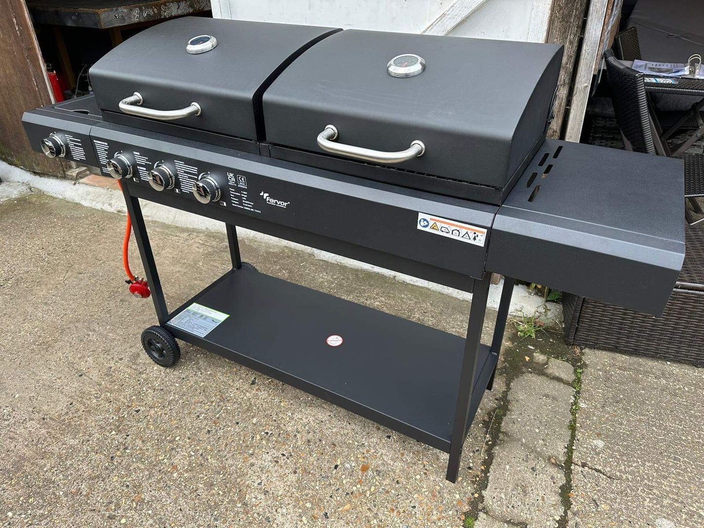Dual Fuel Combi BBQ