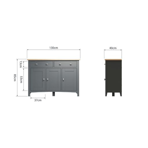 GA 3 Door Sideboard