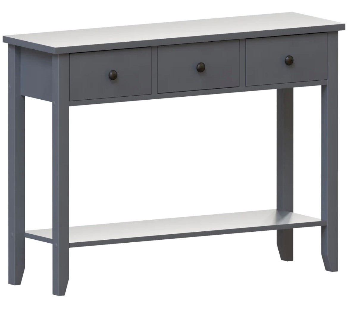 3 Drawer Console Table