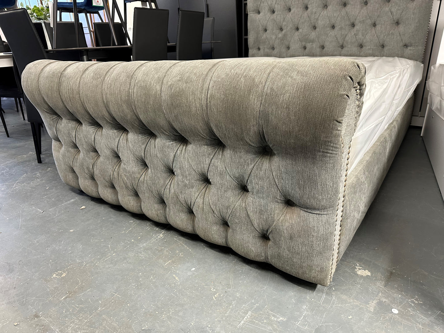 Louisa Sleigh Bed Frame