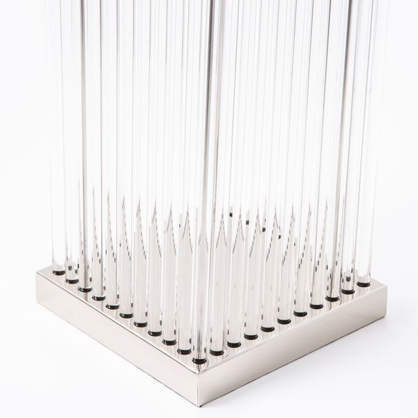 Nickel Plated & Glass Lantern