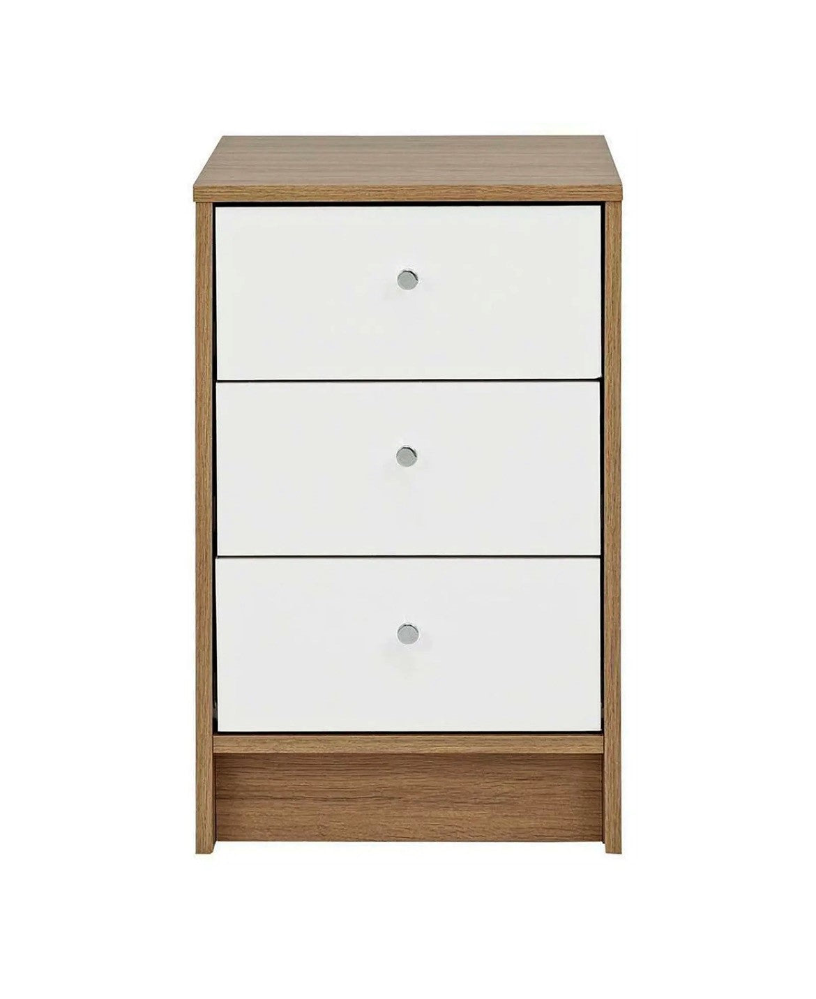 Malibu 3 Drawer Bedside