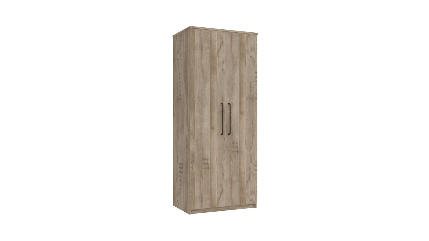 Oakleigh 2 Door Wardrobe NATURAL OAK