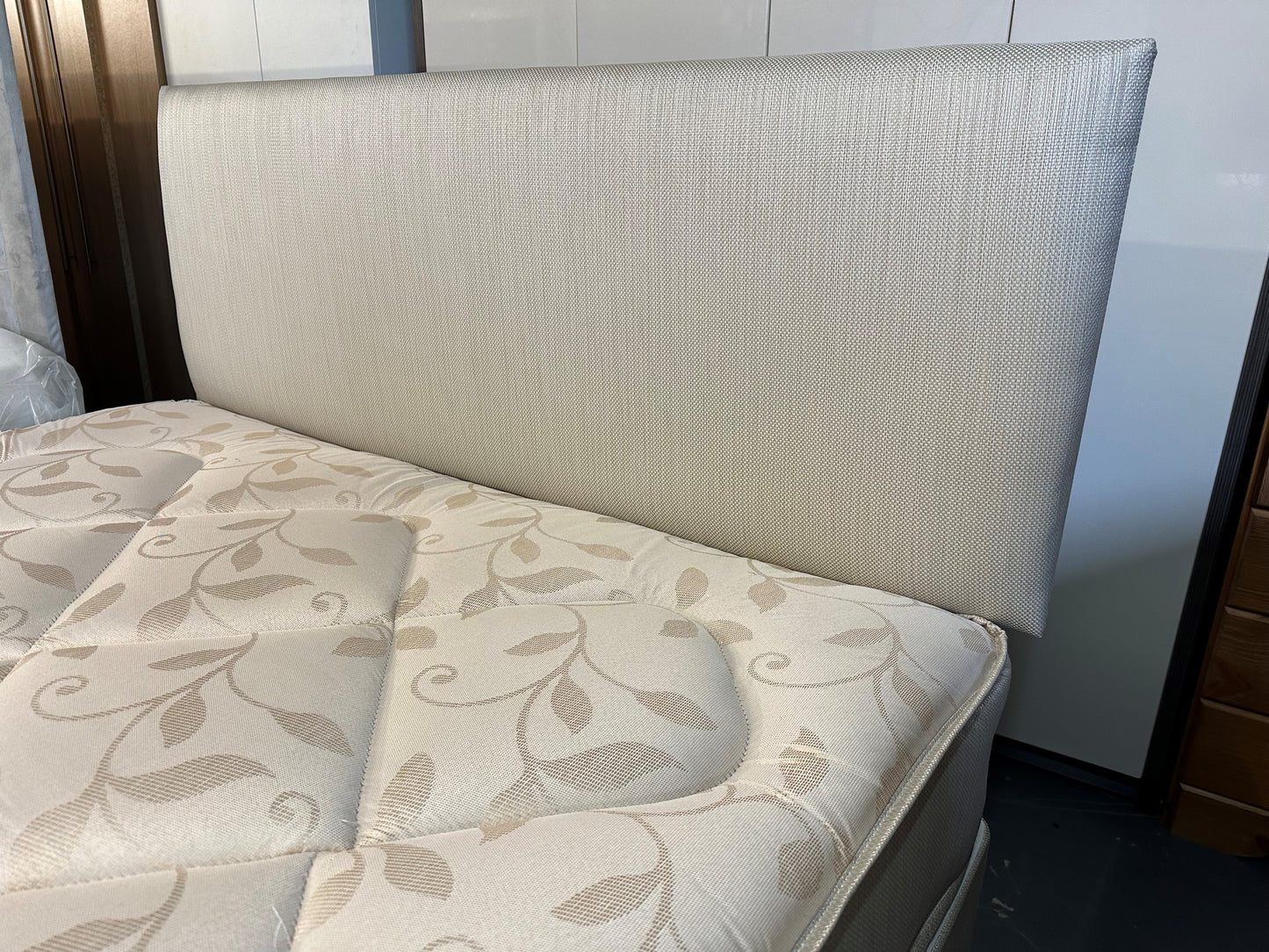 Reo Divan Base, Mattress & Headboard Set