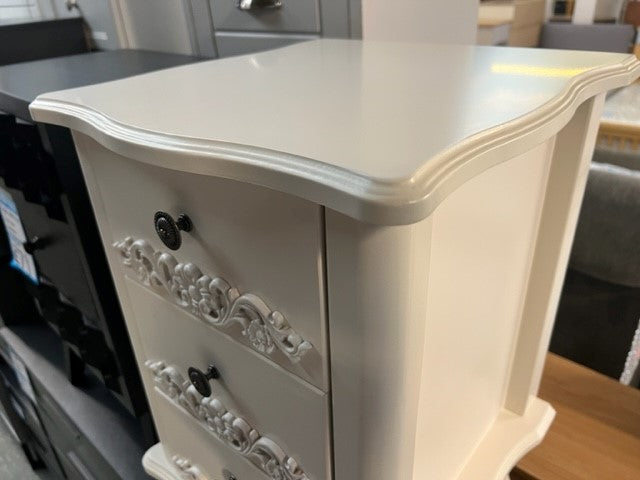 Sophia 3 Drawer Bedside