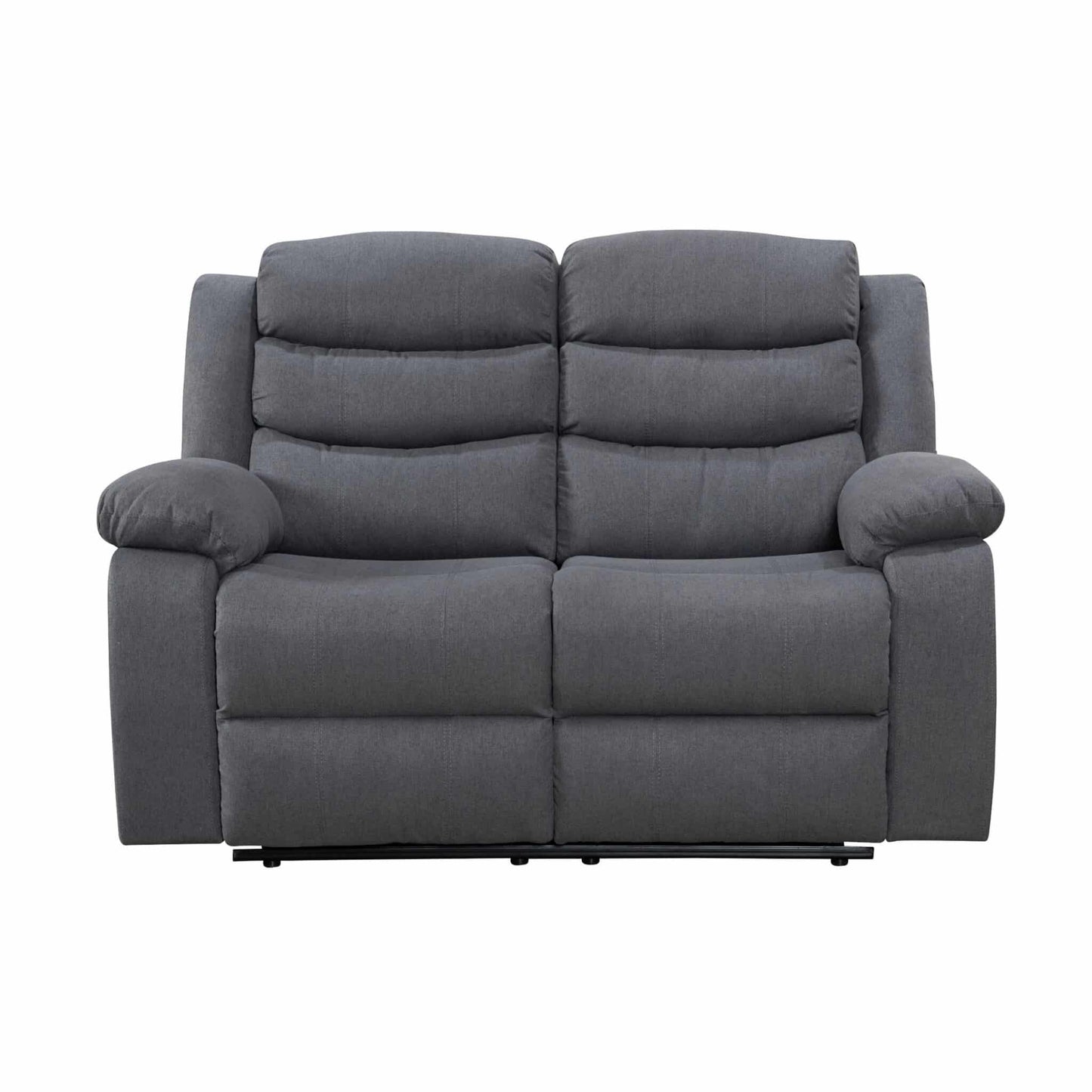 PRE ORDER Turin 2 Seater Reclining Sofa DARK GREY