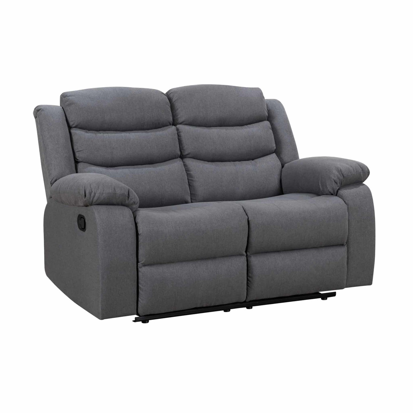 PRE ORDER Turin 2 Seater Reclining Sofa DARK GREY