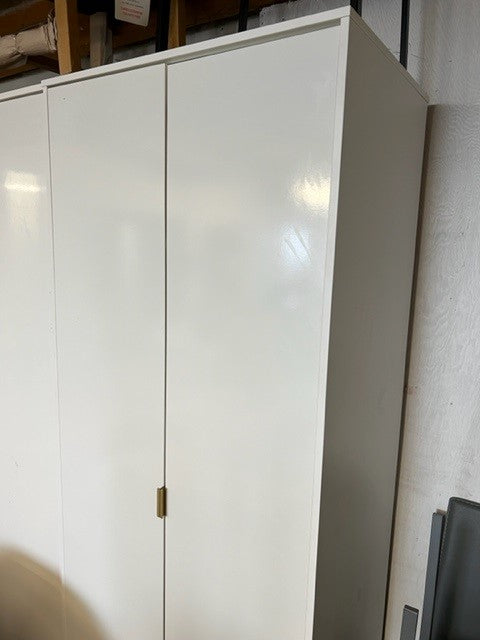 White Gloss 2 Door Wardrobe