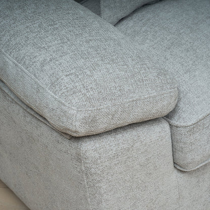 York Silver 3 Seater Sofa