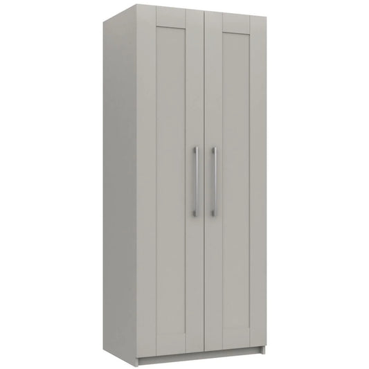 Calder 2 Door Wardrobe Light Grey