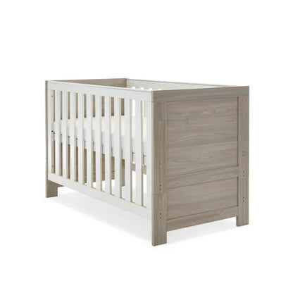 OBaby Nika Cot Bed Grey & White