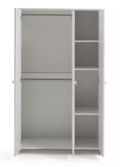 Juno White 3 Door Wardrobe