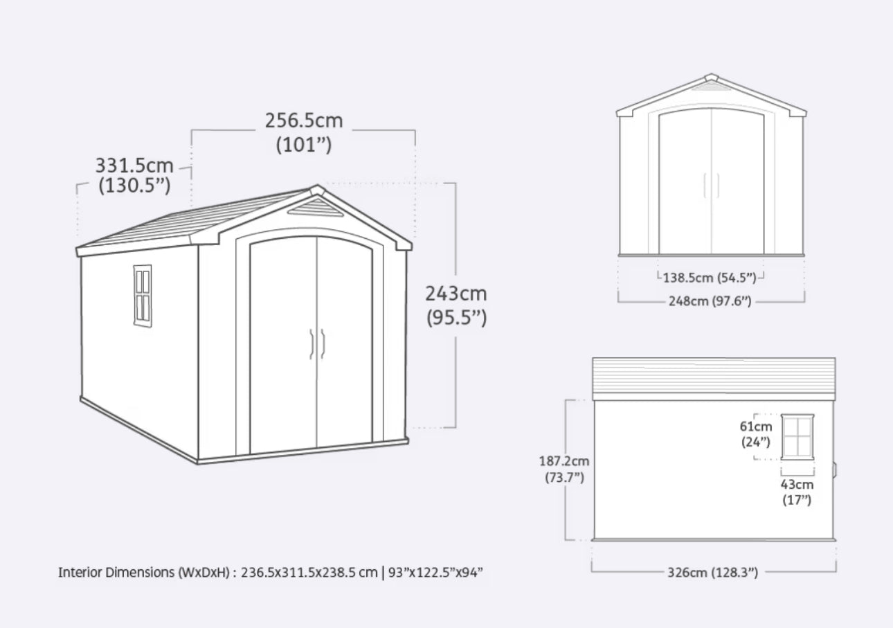 Keter Factor 8x11ft Shed