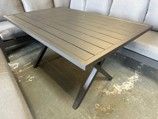 Vegas Grey Aluminium Dining Table